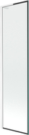 Mexen Next L параван за вана 1-крилен 50 x 150 см, черна рамка, бял - 895-050-000-03-70-20
