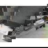 Mexen Next L сгъваем параван за вана 1-крилен 80 x 150 см, черен шарка, бял - 895-080-000-03-70-20