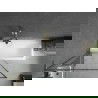 Mexen Next L параван за вана 1-крилен 90 x 150 см, черен мотив, златен - 895-090-000-03-70-50