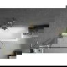Mexen Next L параван за баня с едно крило 80 x 150 см, черен десен, златисто матиран - 895-080-000-03-70-55