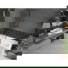 Mexen Next L преграда за вана 1-крилна 100 x 150 cm, черен модел, златно изчеткван - 895-100-000-03-70-55