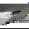 Mexen Next L параван за вана 1-крилов 80 x 150 см, черен мотив, розово злато - 895-080-000-03-70-60