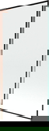 Mexen Next L параван за вана с 1 крило 90 х 150 см, черна рамка, розово злато - 895-090-000-03-70-60