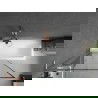 Mexen Next L параван за вана 1-крилен 100 x 150 см, черен десен, четкована мед - 895-100-000-03-70-65