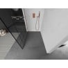 Mexen Kioto L стена за душа Walk-in 90 x 200 см, черен дизайн, четкан мед - 800-090-103-65-78