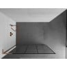 Mexen Kioto L стена за душа Walk-in 90 x 200 см, черен дизайн, четкан мед - 800-090-103-65-78