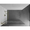 Mexen Kioto L стенна душа Walk-in 90 x 200 см, бял модел, златен хром - 800-090-103-55-85