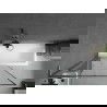 Mexen Next L параван за вана еднокрилен 100 x 150 см, черен десен, четкан пистолетно сиво - 895-100-000-03-70-66