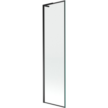 Mexen Next L параван за вана 1-крилен 50 x 150 см, черна рамка, черен - 895-050-000-03-70-70