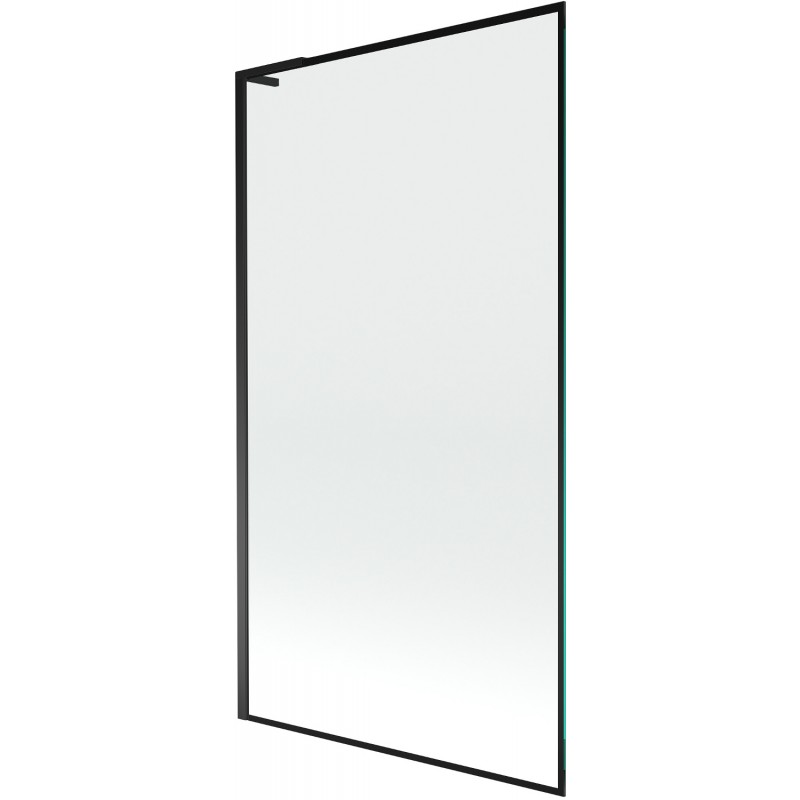 Mexen Next L параван за вана с 1 крило 100 x 150 см, черна рамка, черен - 895-100-000-03-70-70