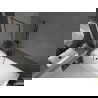 Mexen Next L параван за вана 1-крилен 50 x 150 см, черен модел, gun metal - 895-050-000-03-70-95