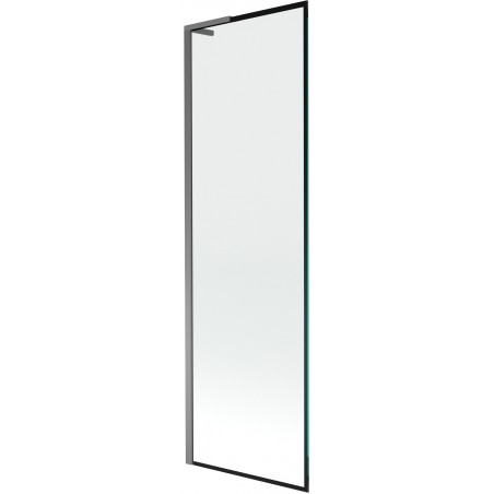 Mexen Next L екран за вана 1-крилен 60 x 150 cm, черен модел, gun metal - 895-060-000-03-70-95
