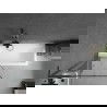 Mexen Next L вана параван с 1 крило 80 x 150 см, черен мотив, gun metal - 895-080-000-03-70-95