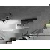 Мексен Next L параван за вана 1-крил 90 x 150 см, черен мотив, gun metal - 895-090-000-03-70-95