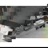 Mexen Next L параван за вана с 1 крило 100 x 150 см, черен десен, gun metal - 895-100-000-03-70-95