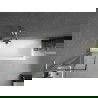 Mexen Next L параван за вана 1-крилен 50 x 150 cm, черен модел, матиран никел - 895-050-000-03-70-97