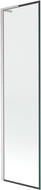 Mexen Next L параван за вана 1-крилен 50 x 150 см, черна рамка, четкан никел - 895-050-000-03-70-97