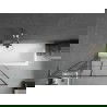 Mexen Next L сгъваем параван за вана 1-крилен 90 x 150 cm, черен модел, хром - 895-090-000-03-77-01