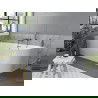 Mexen Mia свободностояща лява ъглова вана 160 x 75 см, бяла, излив Gun Gray с четка - 52691607500L-66