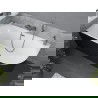 Mexen Mia свободностояща ъглова вана лява 160 x 75 см, бяла/черна, отводняване gun metal - 52691607575L-95