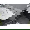 Mexen Mia свободностояща ъглова вана лява 170 x 80 см, бяла/черна, преливник gun gray сатиниран - 52691708075L-66