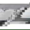 Mexen Mia свободностояща ъглова вана дясна 170 x 80 см, бяла, излив gun gray четкан - 52691708000P-66