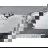 Mexen Mia вана свободностояща ъглова дясна 170 x 80 см, бяла/черна, черен отвод - 52691708075P-70