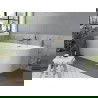 Mexen Mia вана самостоятелна лява 180 x 80 см, бяла, златен отвод - 52691808000L-50