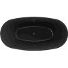 Mexen Eris вана свободно стояща 170 x 80 см, черна, преливник черен - 53441708070-70