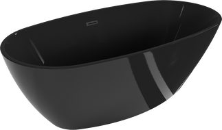 Mexen Eris свободно стояща вана 170 x 80 см, черна, прелив черен - 53441708070-70