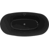 Mexen Eris свободностояща вана 170 x 80 см, черна, оттичане gun metal - 53441708070-95