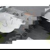 Mexen Mia свободностояща ъглова вана лява 180 x 80 см, бяла/черна, месинг четка - 52691808075L-65
