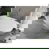 Mexen Eris вана стояща 180 x 80 см, бяла, отпадъчен мед, четка - 53441808000-65