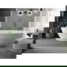 Mexen Eris свободностояща вана 180 x 80 см, бяла, преливник gun metal - 53441808000-95