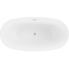 Mexen Eris свободностояща вана 180 x 80 см, бяла, с brushed никел - 53441808000-97
