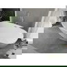 Mexen Eris свободностояща вана 180 x 80 см, бяла, с brushed никел - 53441808000-97