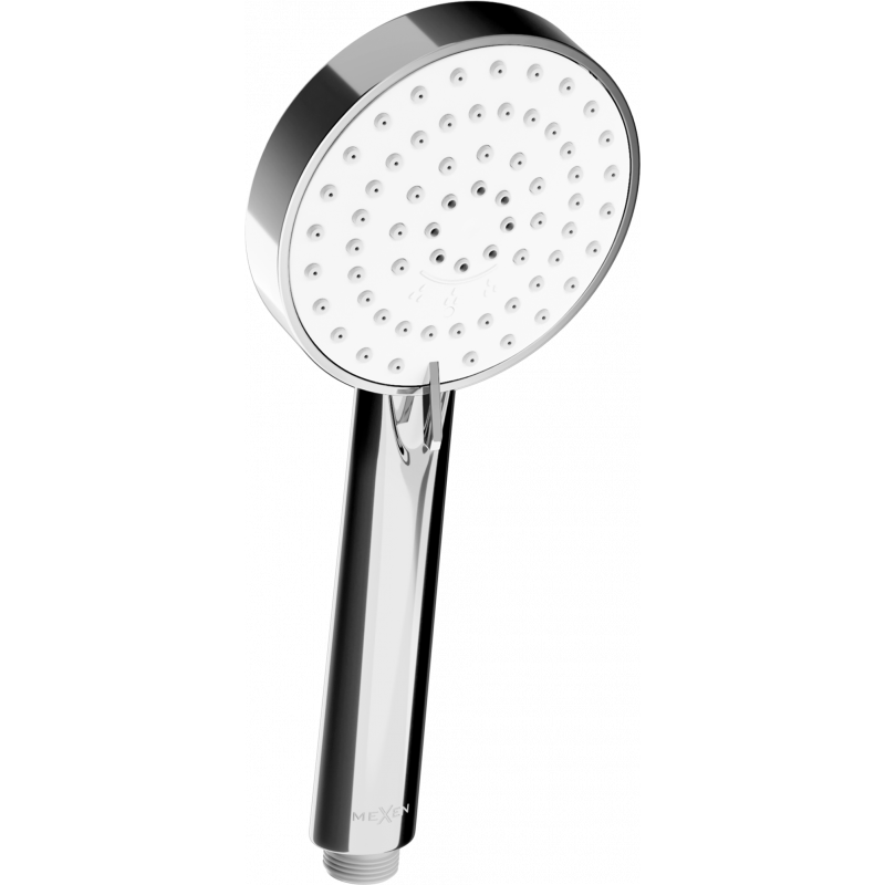 Mexen R-75 3-функционален душ за ръце, хром/бял - 79575-02