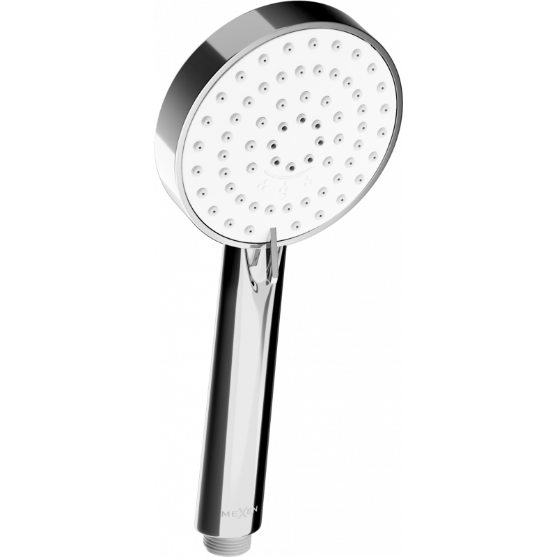 Mexen R-75 душ слушалка 3-функционална, хром/бяла - 79575-02