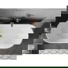 Mexen Flavia самостоятелна вана 150 x 75 см, бяла, оттичане розово злато - 54031507500-60