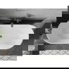 Mexen Flavia свободностояща вана 150 x 75 см, бяла, отвод на вода с gun metal - 54031507500-95