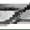 Mexen Flavia свободностояща вана 150 x 75 см, бяла/черна, отвод Gun metal - 54031507575-95