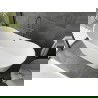 Mexen Montana свободно стояща вана 150 x 75 см, бяла, преливник gun gray четкан - 52011507500-66