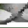 Mexen Flavia самостоятелна вана 160 x 75 см, бяла, с brushed меден отточен отвор - 54031608000-65