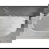 Повърхностна вана Mexen Oval 150 x 75 см, бяла, с бял преливник - 52671507500-20