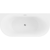 Mexen Oval вана свободно стояща 170 x 80 см, бяла, хромиран прелив - 52671708000-01