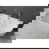 Мексен Овална вана свободно стояща стена 170 x 80 см, бяла, обливане с четкан мед - 52671708000-65