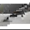 Мексен Овална вана свободно стояща стена 170 x 80 см, бяла, обливане с четкан мед - 52671708000-65