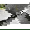 Mexen Montana свободностояща вана 170 x 80 см, бяла/черна, златен прелив - 52011708075-50