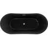 Mexen Montana свободностояща вана 170 x 80 cm, черна, хромиран преливник - 52011708070-01