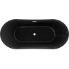 Mexen Montana самостоятелна вана 170 x 80 см, черна, с бял преливник - 52011708070-20